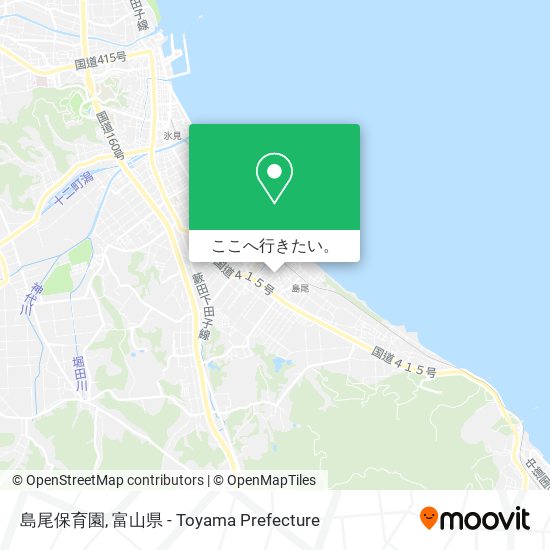 島尾保育園地図