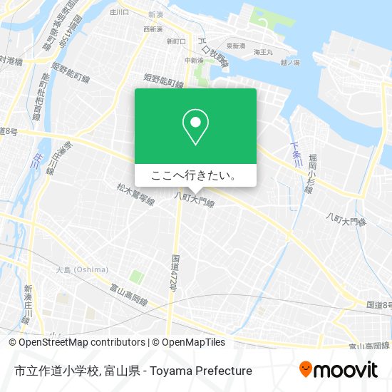 市立作道小学校地図