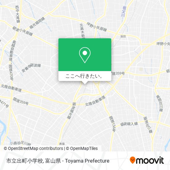市立出町小学校地図