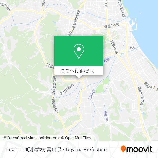 市立十二町小学校地図