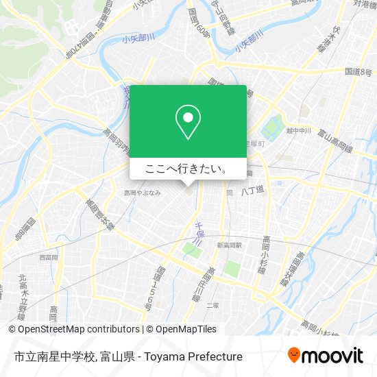 市立南星中学校地図