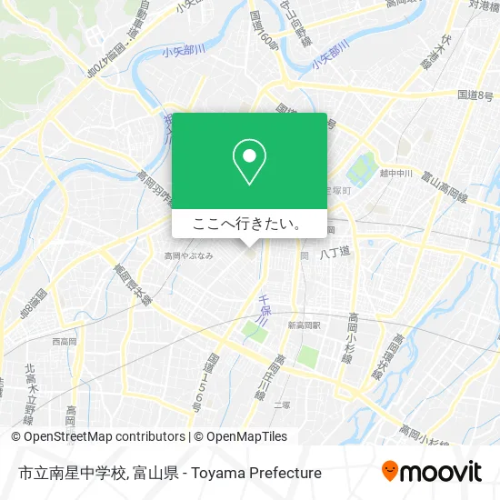 市立南星中学校地図