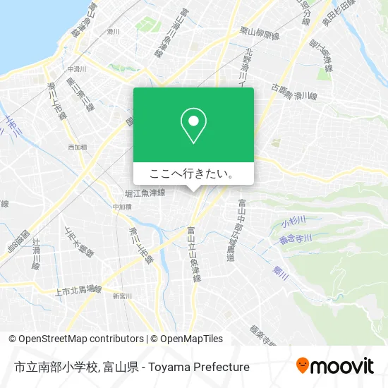 市立南部小学校地図