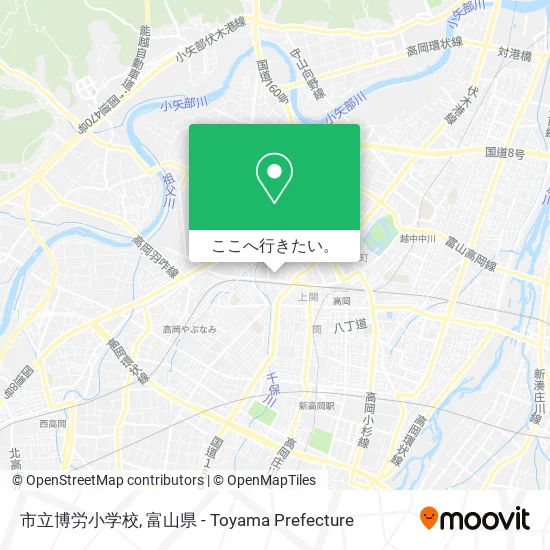 市立博労小学校地図