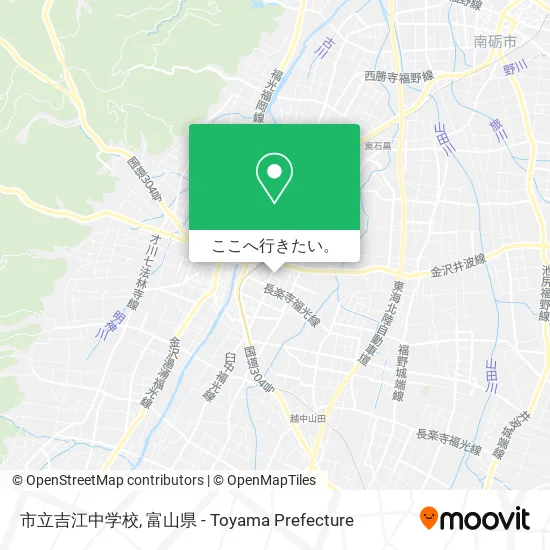 市立吉江中学校地図