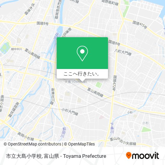 市立大島小学校地図