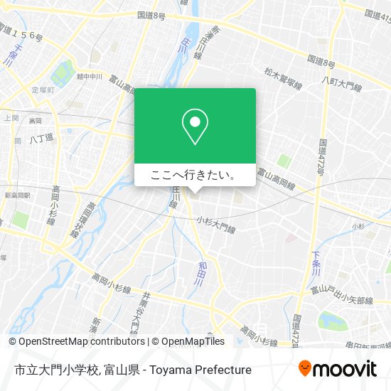 市立大門小学校地図