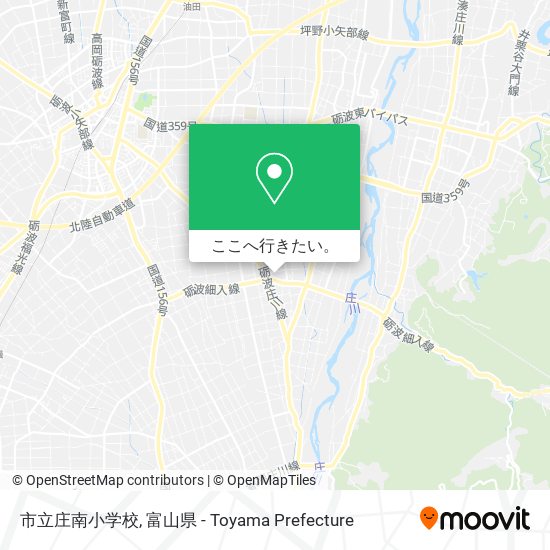 市立庄南小学校地図