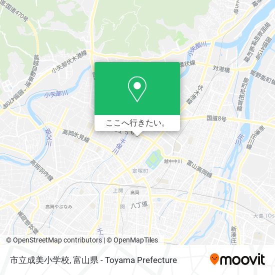 市立成美小学校地図