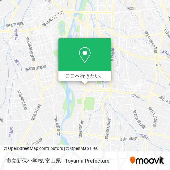 市立新保小学校地図