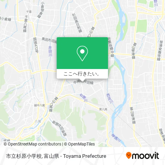 市立杉原小学校地図