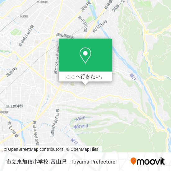 市立東加積小学校地図