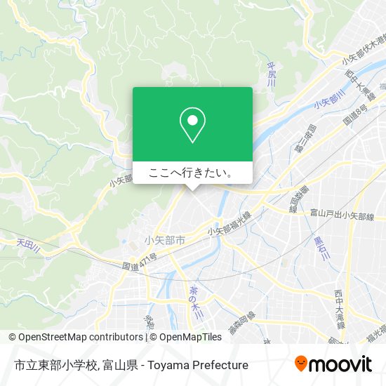 市立東部小学校地図