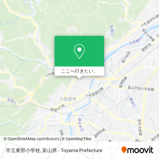 市立東部小学校地図