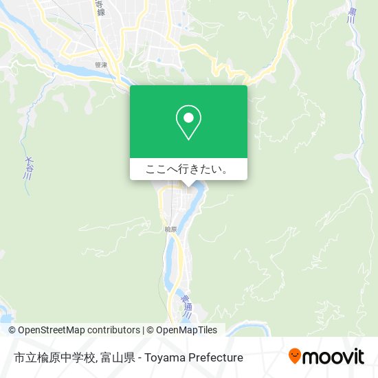 市立楡原中学校地図