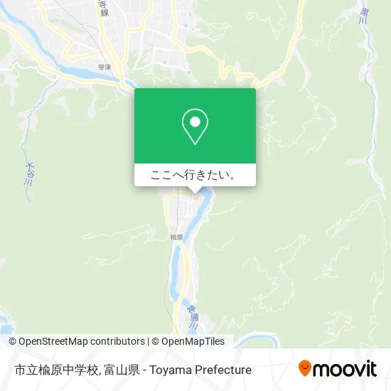 市立楡原中学校地図