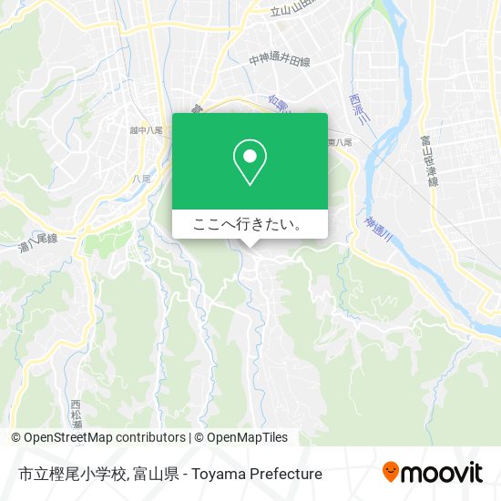 市立樫尾小学校地図