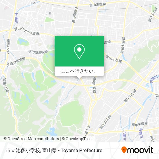 市立池多小学校地図