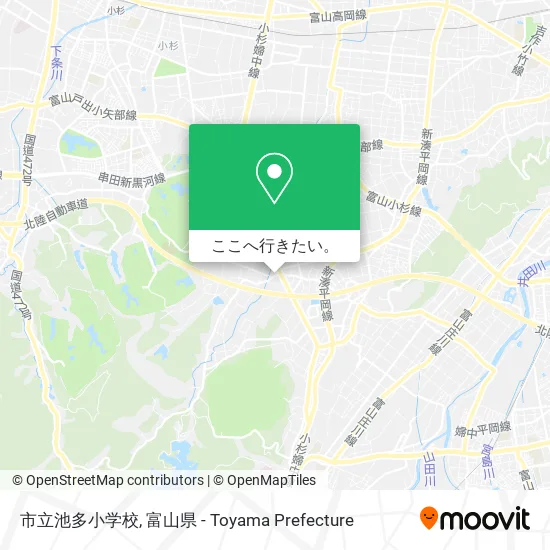 市立池多小学校地図