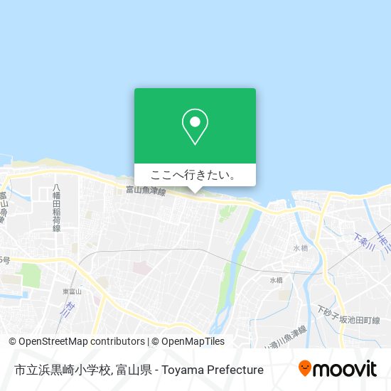 市立浜黒崎小学校地図