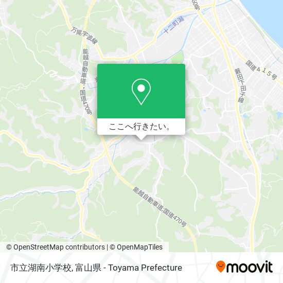 市立湖南小学校地図