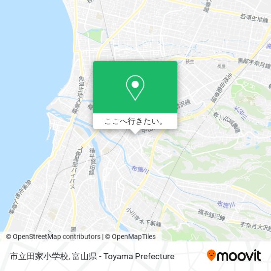 市立田家小学校地図