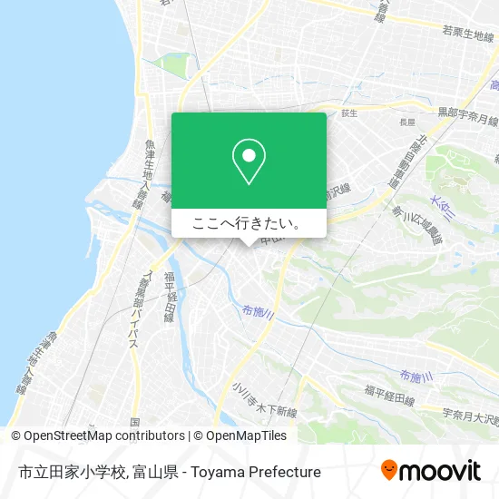 市立田家小学校地図