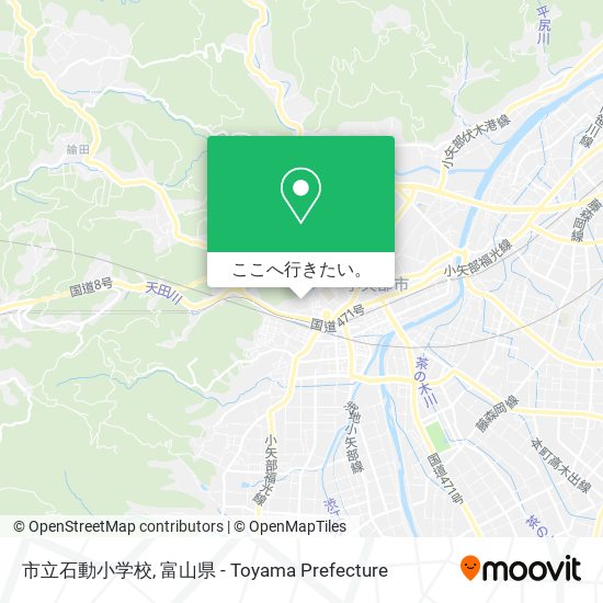 市立石動小学校地図
