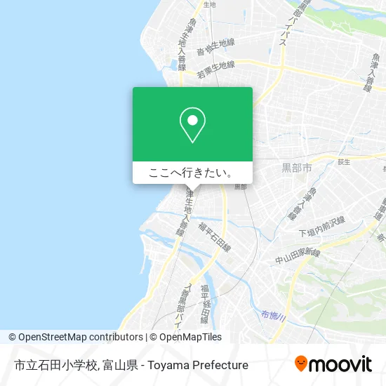 市立石田小学校地図