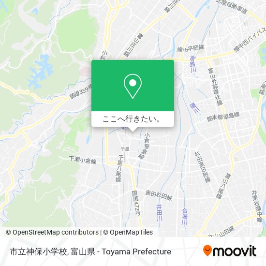 市立神保小学校地図