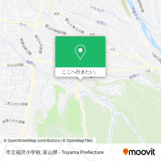 市立福沢小学校地図