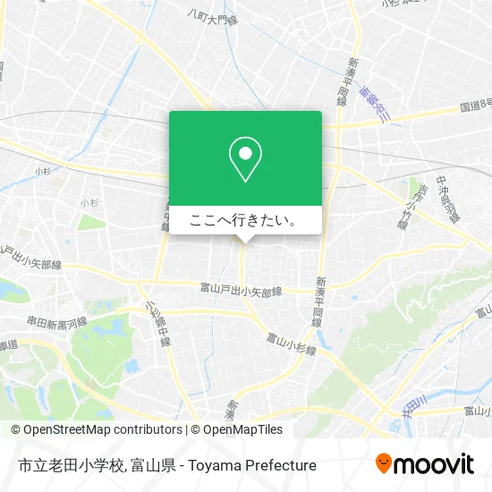 市立老田小学校地図