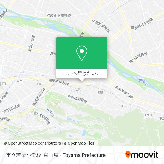 市立若栗小学校地図