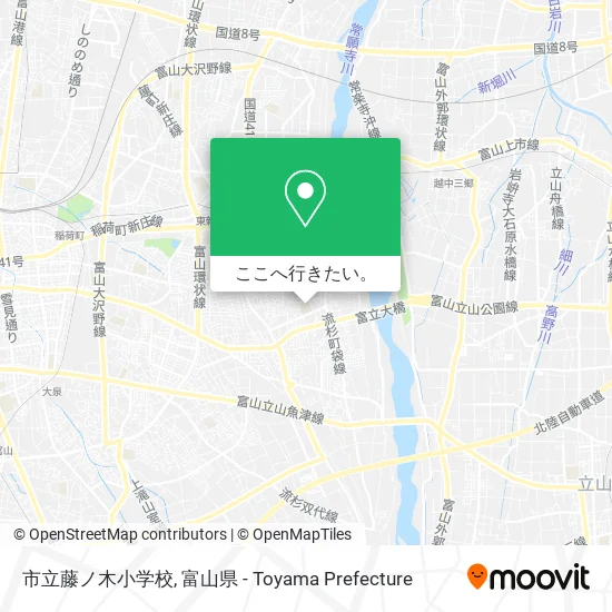 市立藤ノ木小学校地図