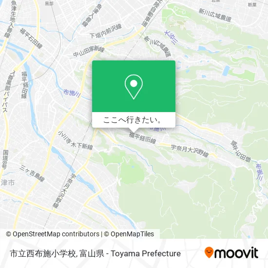 市立西布施小学校地図