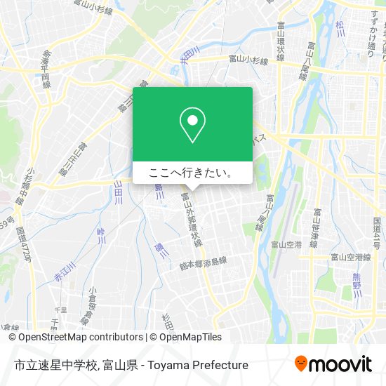 市立速星中学校地図