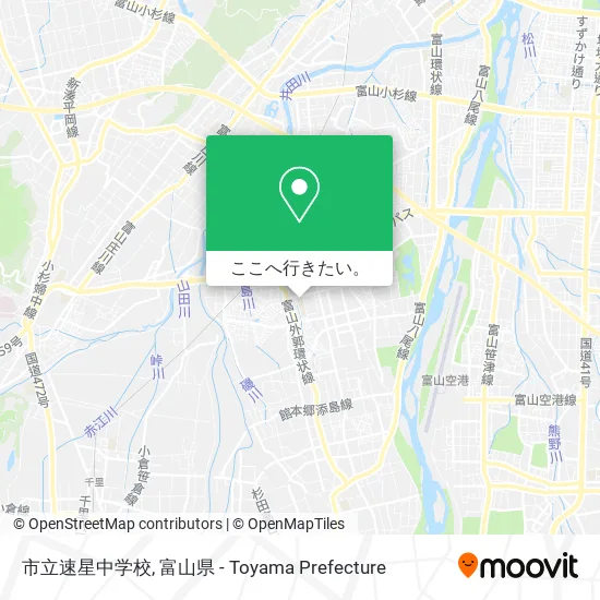市立速星中学校地図