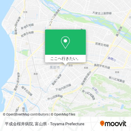 平成会桜井病院地図