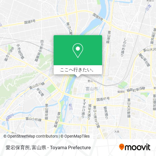 愛宕保育所地図