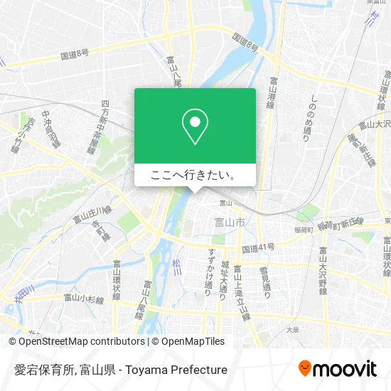 愛宕保育所地図