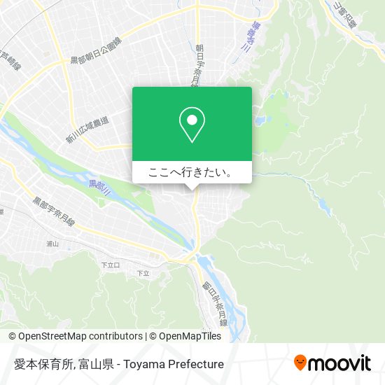 愛本保育所地図