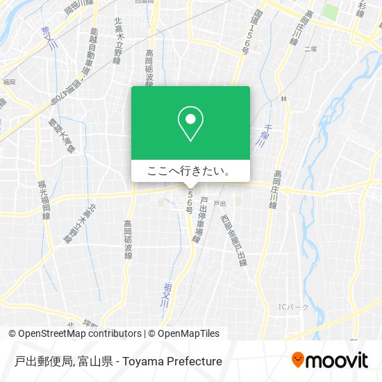 戸出郵便局地図