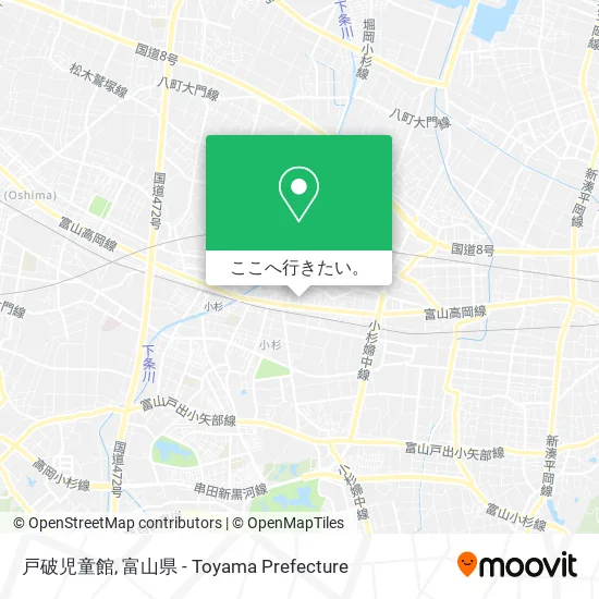 戸破児童館地図