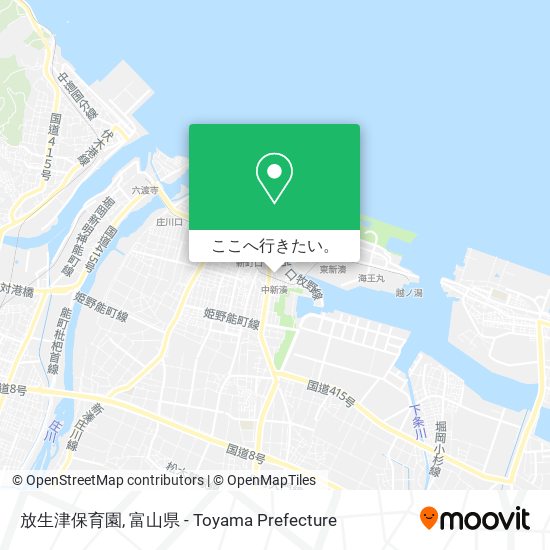 放生津保育園地図