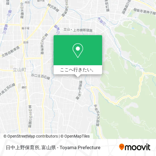 日中上野保育所地図