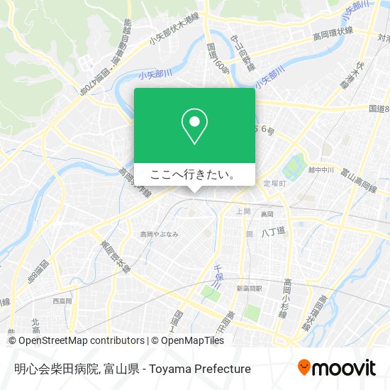 明心会柴田病院地図
