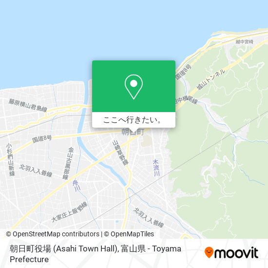 朝日町役場 (Asahi Town Hall)地図