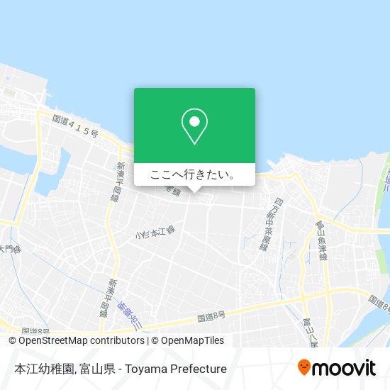 本江幼稚園地図