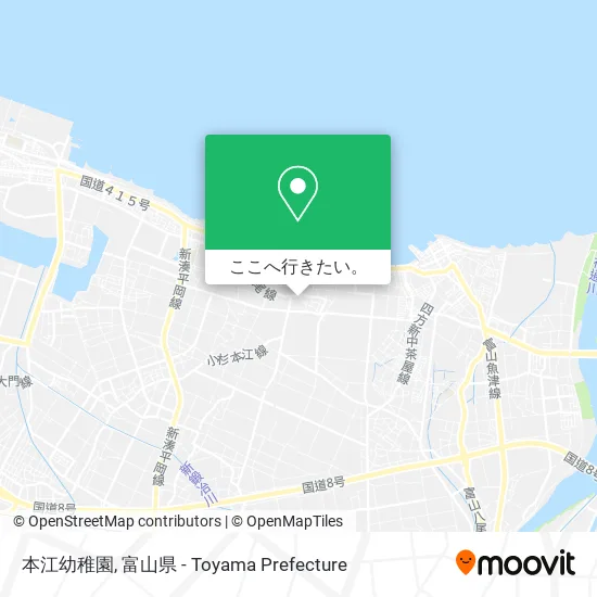 本江幼稚園地図
