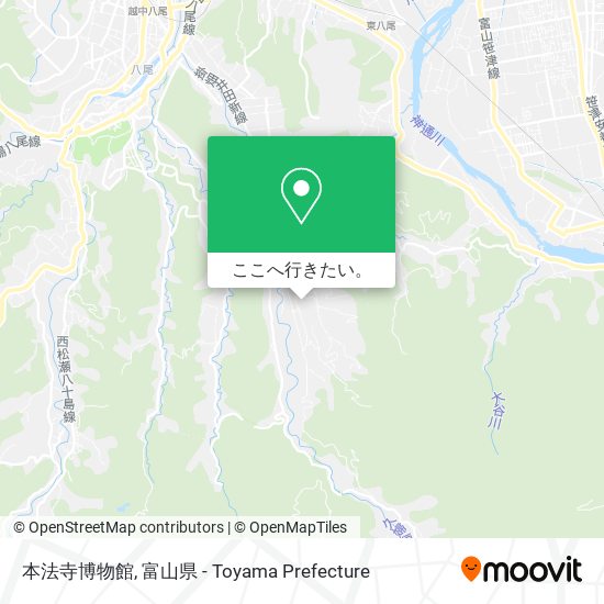 本法寺博物館地図